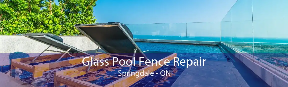 Glass Pool Fence Repair Springdale - ON